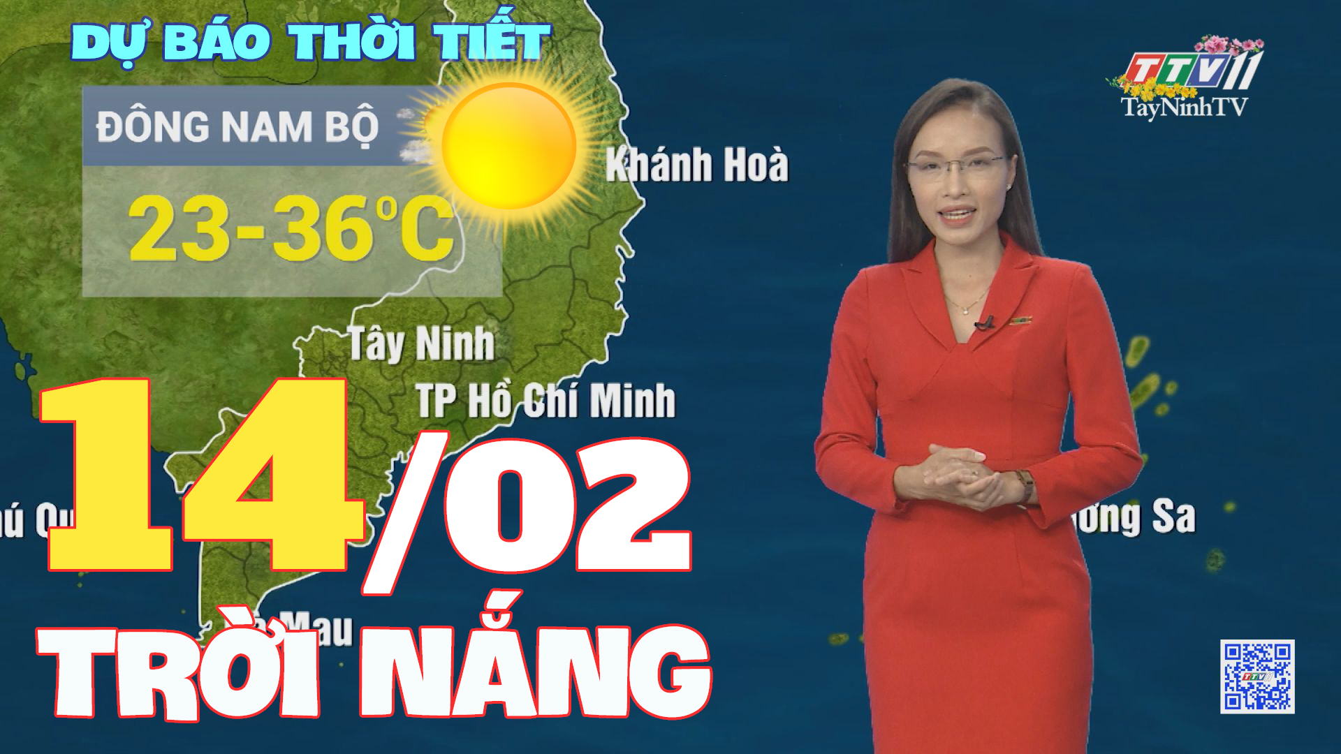 Bản tin thời tiết 14-02-2024 | TayNinhTVEnt